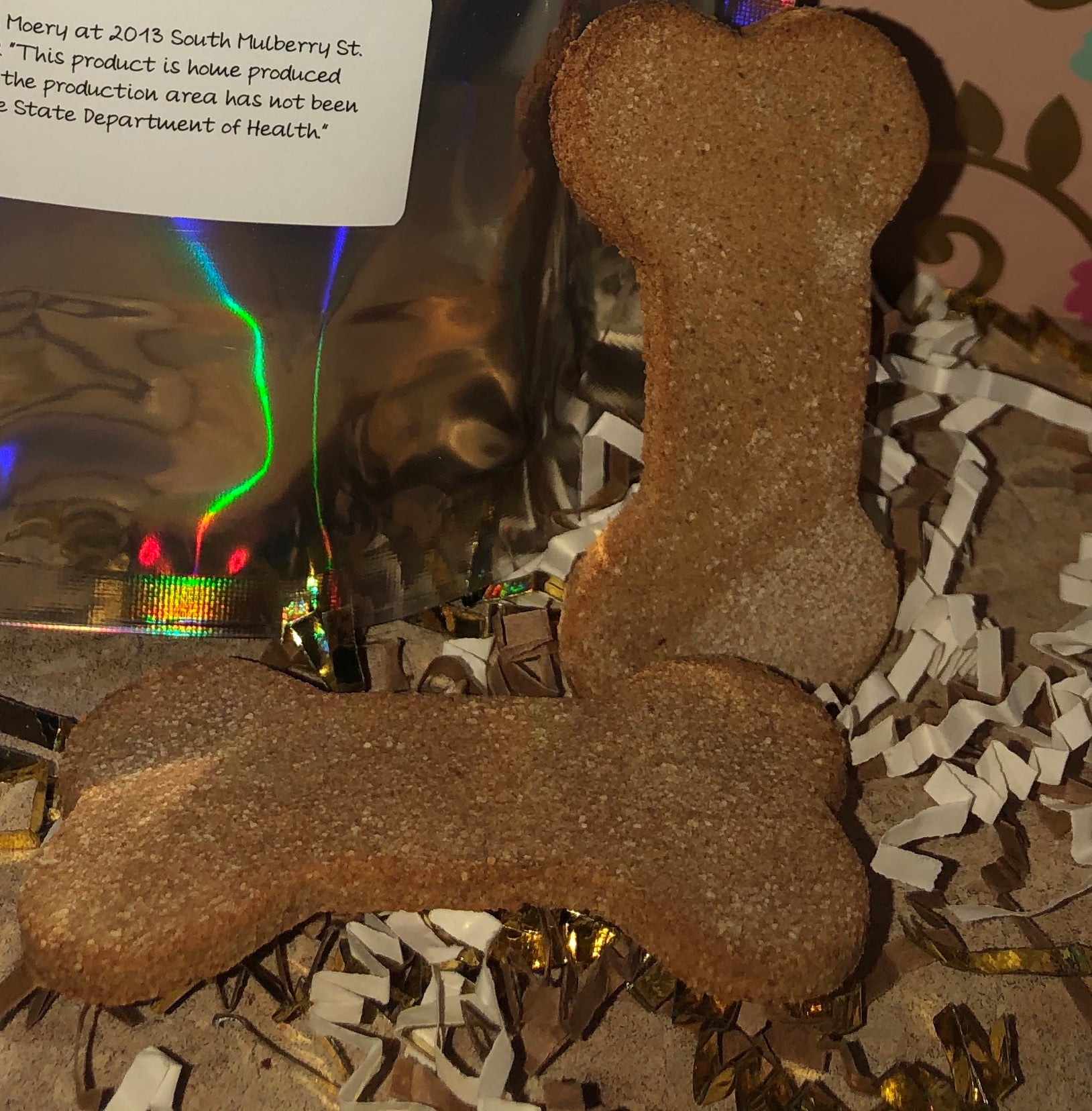 Peanut Butter & Bananas Dog Treats