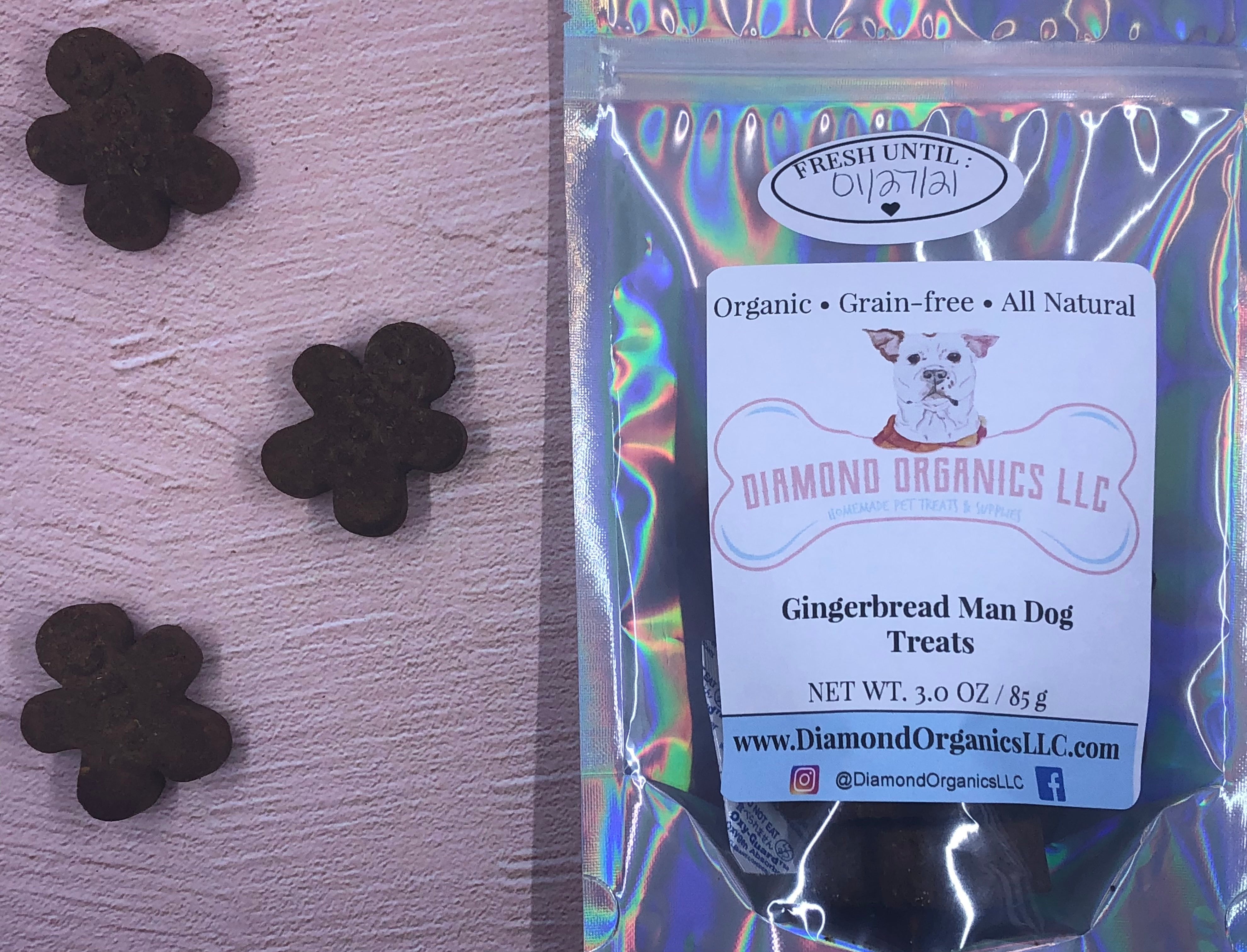 Gingerbread Man Dog Treats