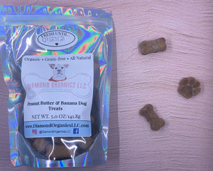 Peanut Butter & Bananas Dog Treats
