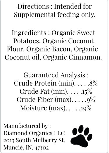 Sweet Potato & Bacon Dog Treats