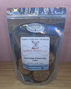 Sweet Potato & Bacon Dog Treats