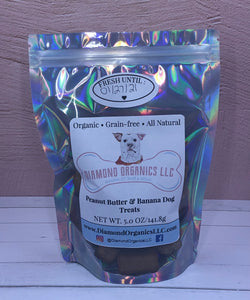 Peanut Butter & Bananas Dog Treats